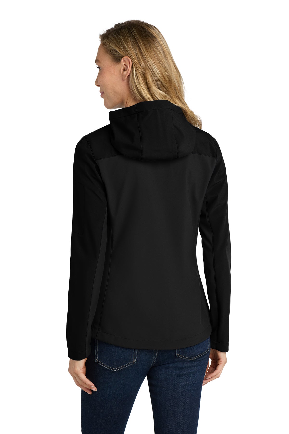 L335Port Authority® Women's Hooded Core Soft Shell Jacket.
