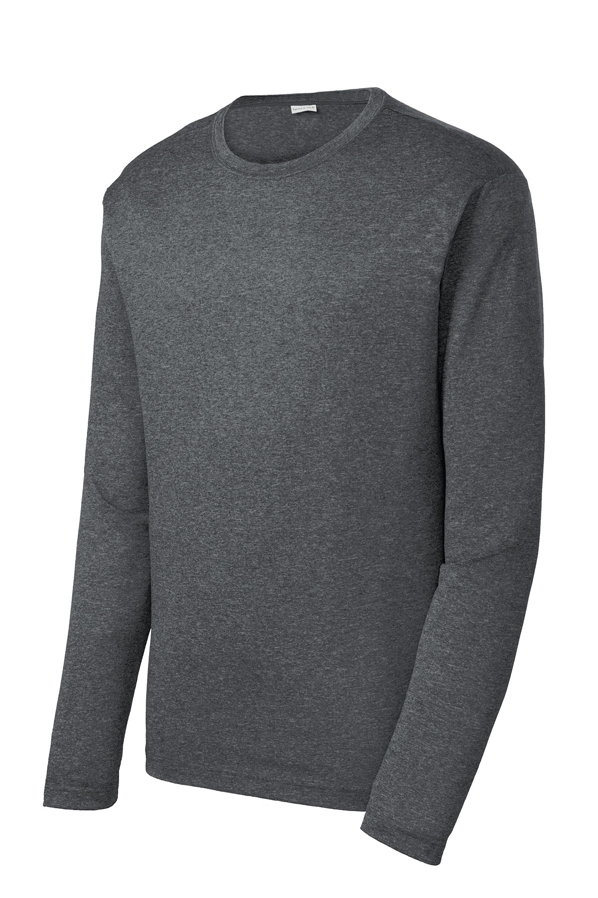 ST360LS Sport-Tek® Long Sleeve Heather Contender™ Tee - Print Both Sides Left Chest - Full Back