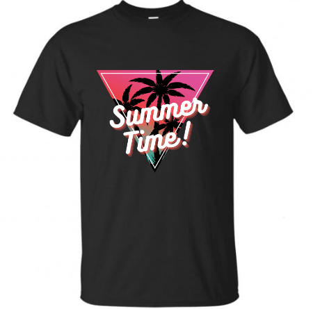 Custom T-shirt 100% Soft Cotton Ready 24 hours - Full Quality Print