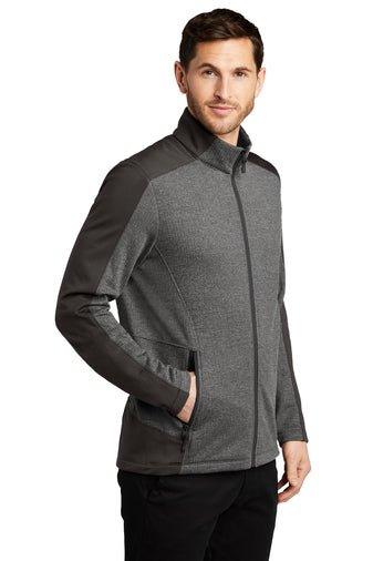 F239 Port Authority® Grid Fleece Jacket - Full Quality Print