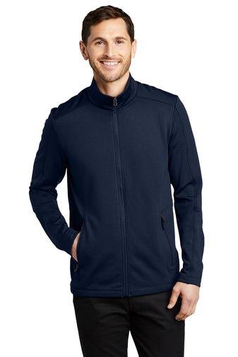 F239 Port Authority® Grid Fleece Jacket - Full Quality Print