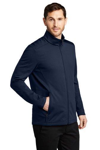 F239 Port Authority® Grid Fleece Jacket - Full Quality Print