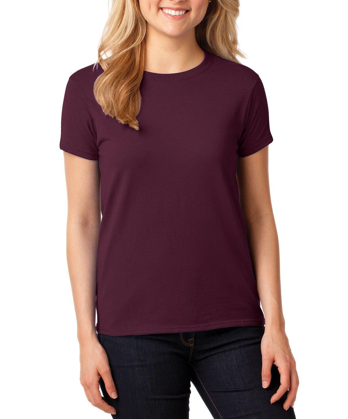 Gildan® Ladies 100% Cotton T-Shirt - Full Quality Print