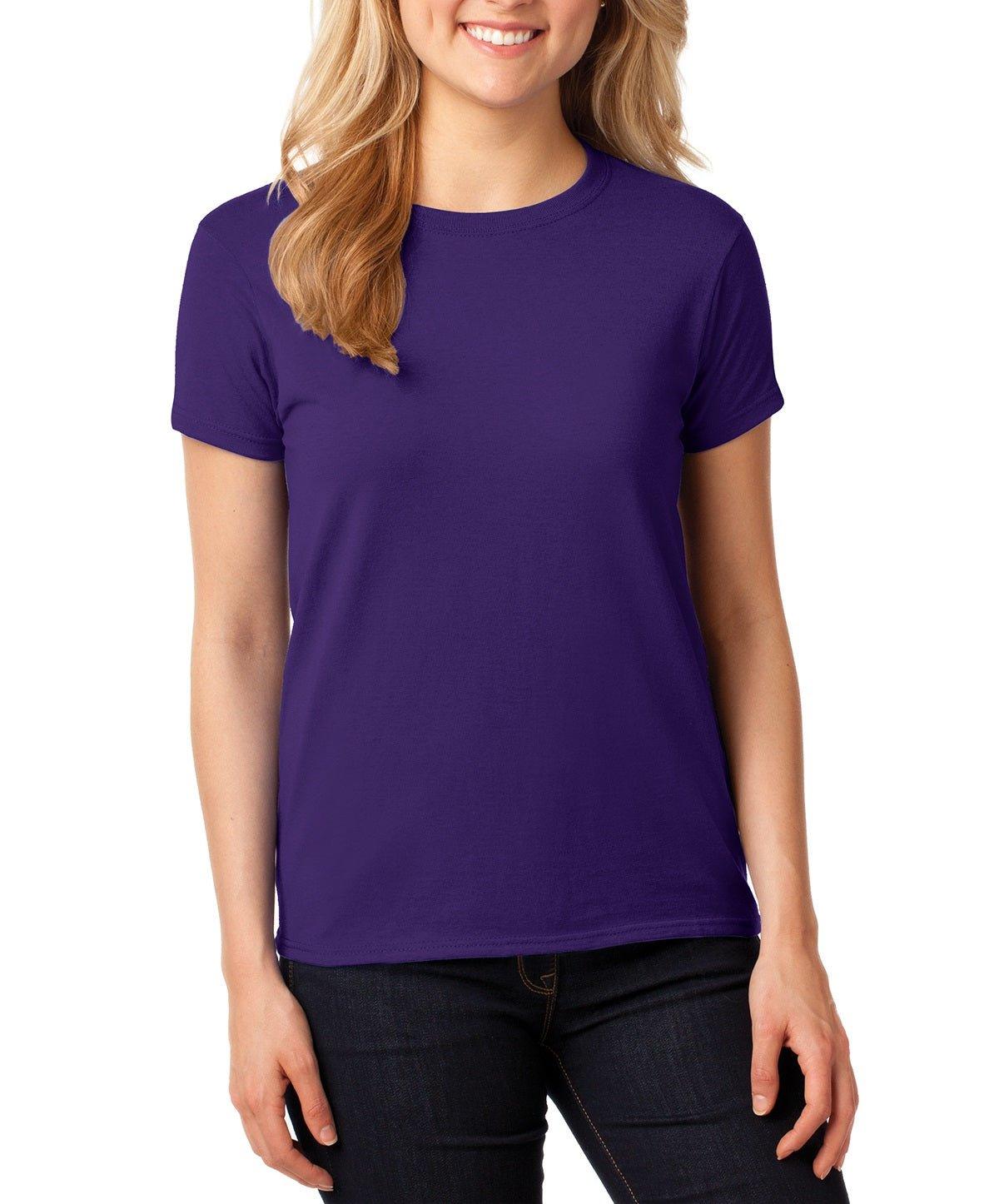 Gildan® Ladies 100% Cotton T-Shirt - Full Quality Print