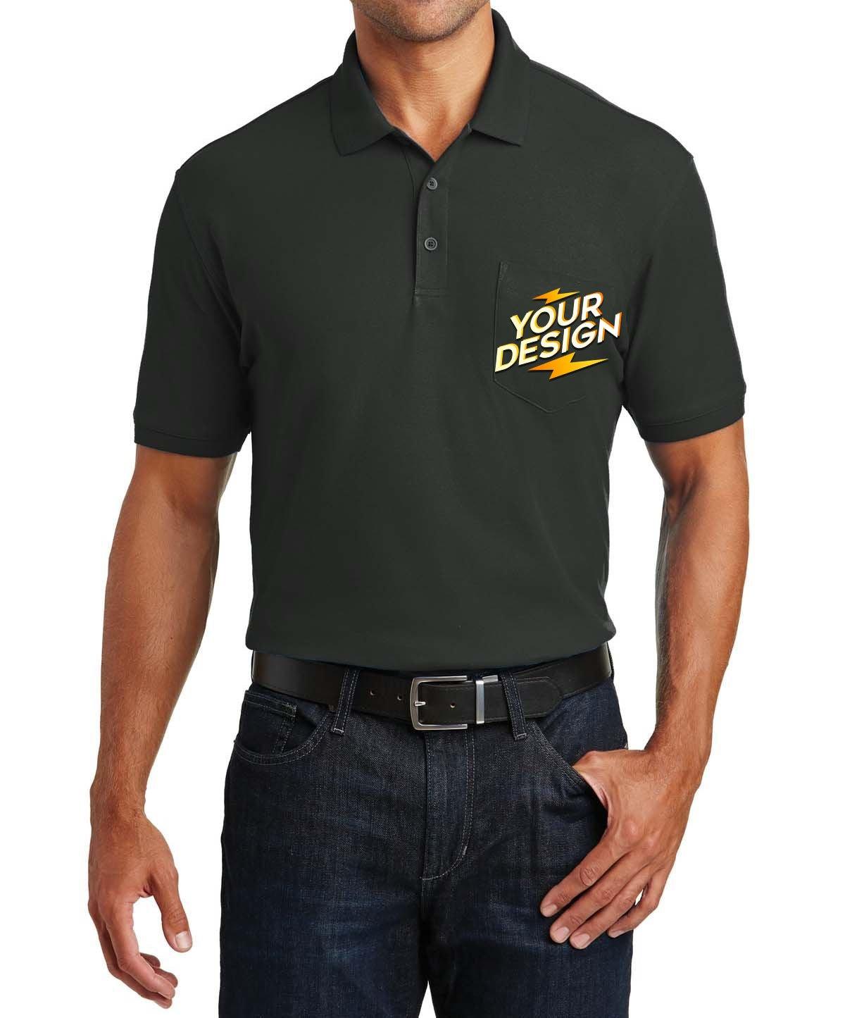 Port Authority® Core Classic Pocket Polo - Full Quality Print