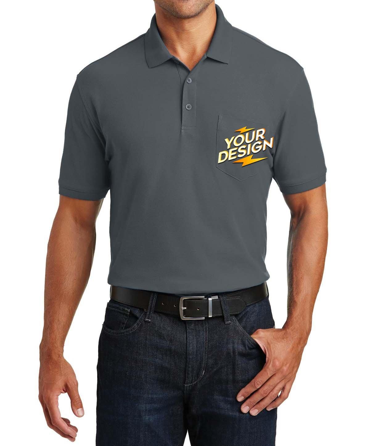 Port Authority® Core Classic Pocket Polo - Full Quality Print
