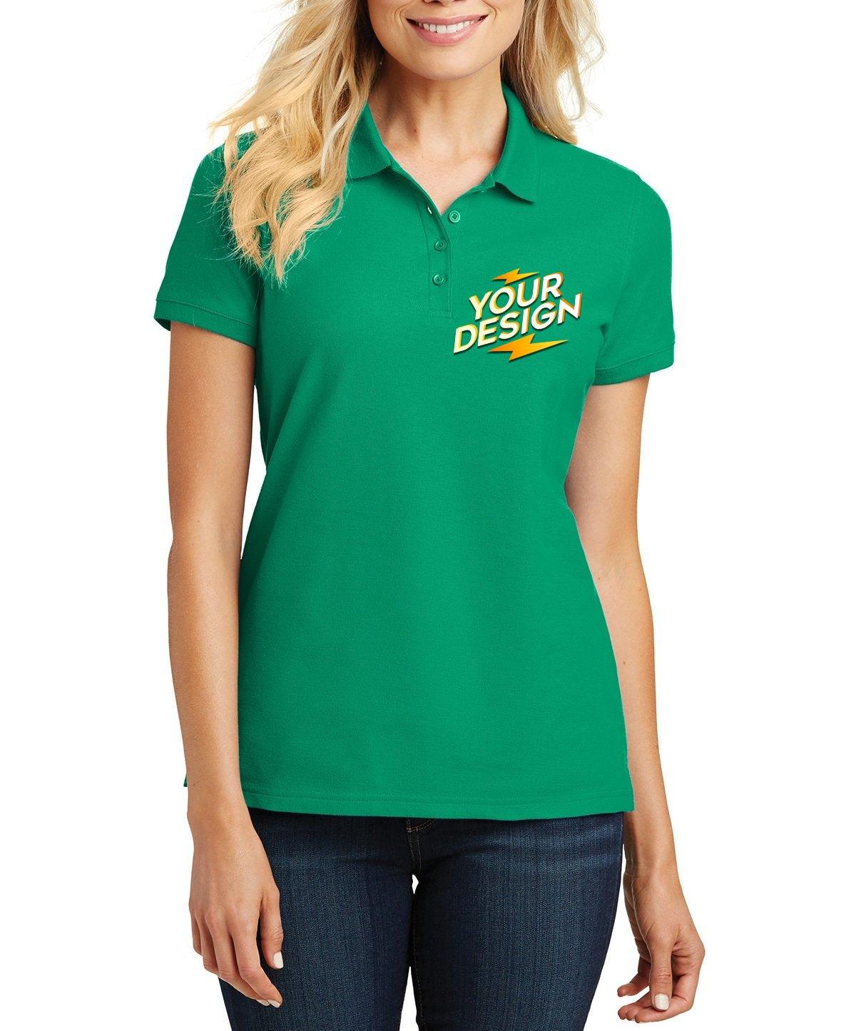 Port Authority® Ladies Core Classic Pique Polo - Full Quality Print