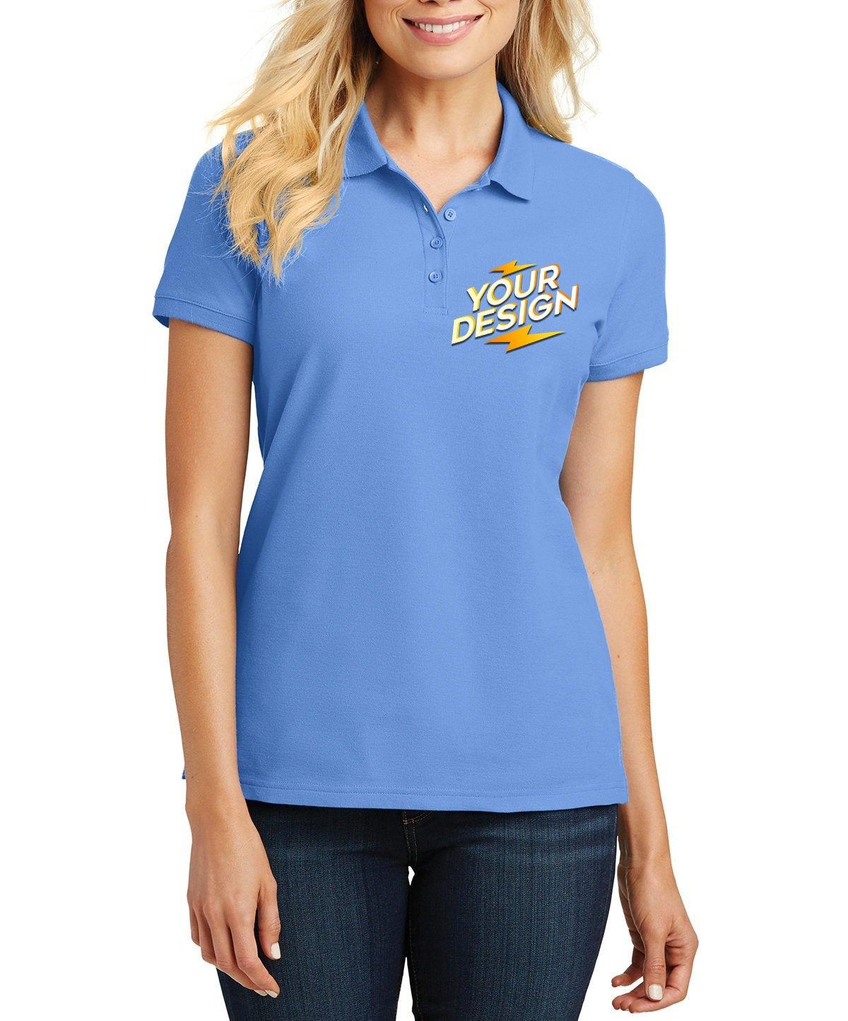 Port Authority® Ladies Core Classic Pique Polo - Full Quality Print