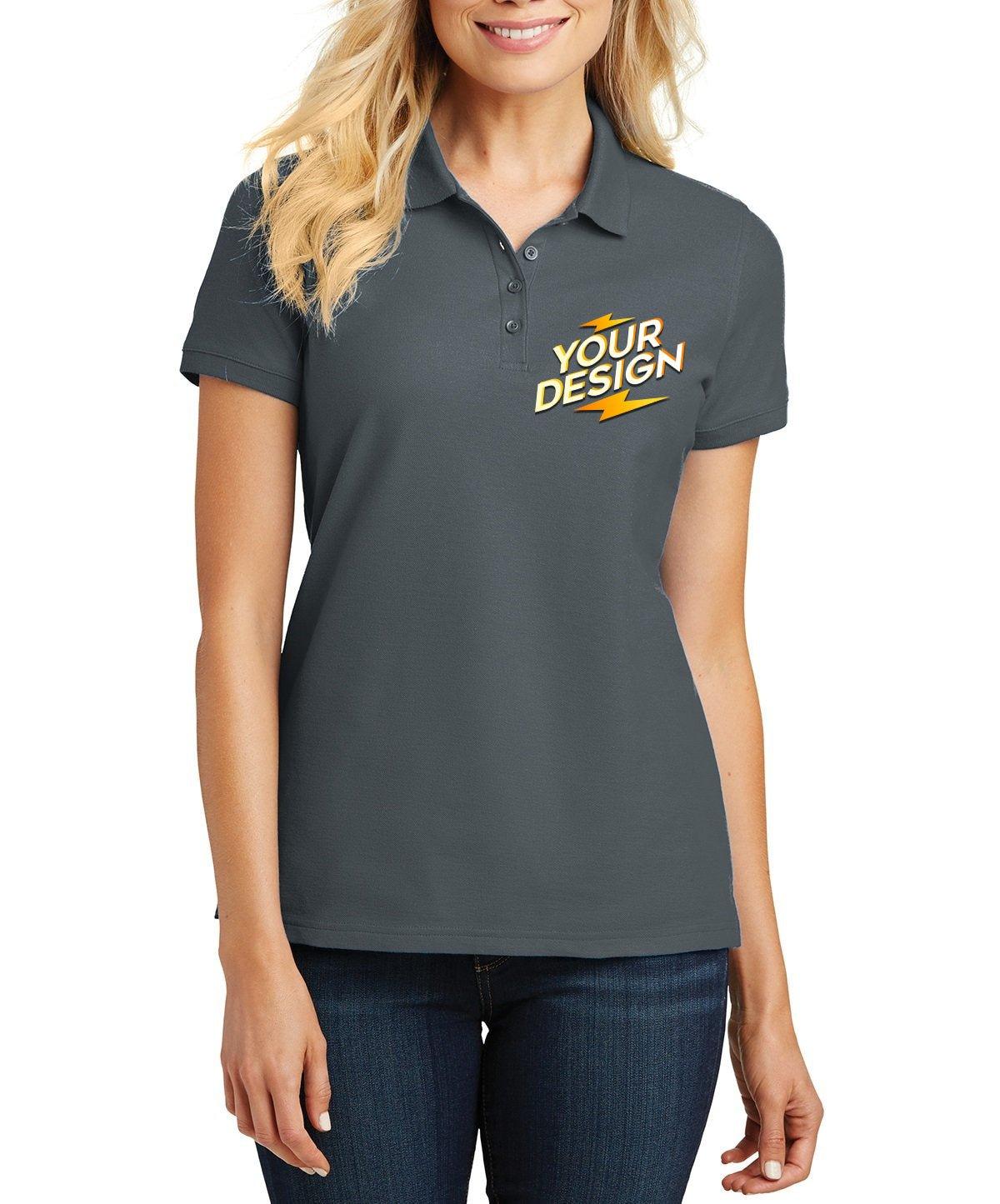 Port Authority® Ladies Core Classic Pique Polo - Full Quality Print