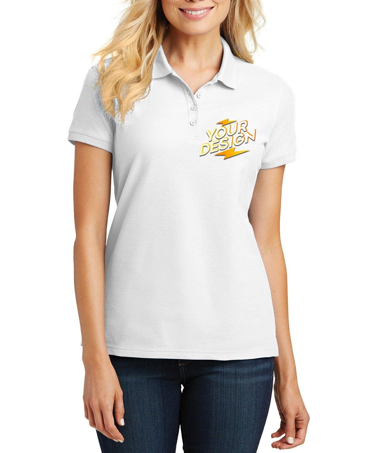 Port Authority® Ladies Core Classic Pique Polo - Full Quality Print