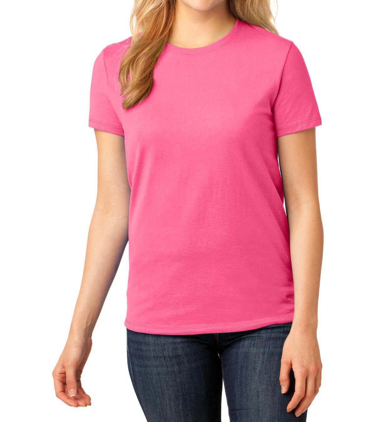 Port & Company® Ladies Core Cotton Tee - Full Quality Print
