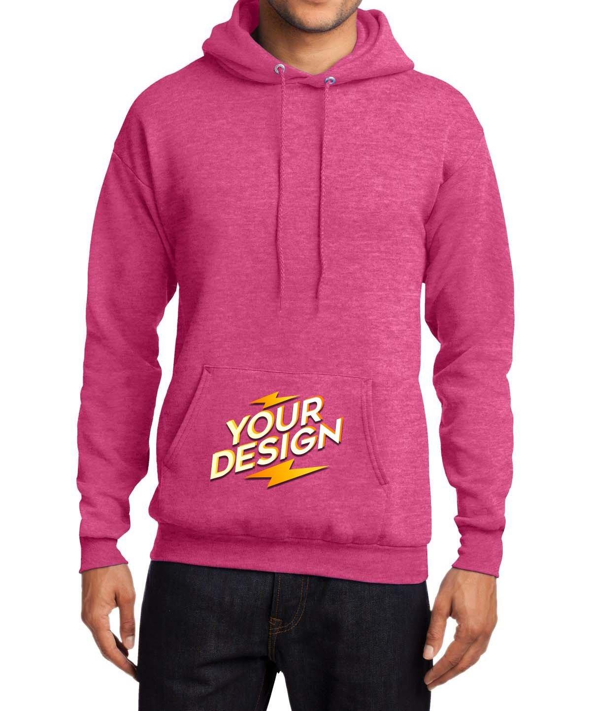 Core Fleece Pullover Hooded Sweatshirt - Full Quality Print