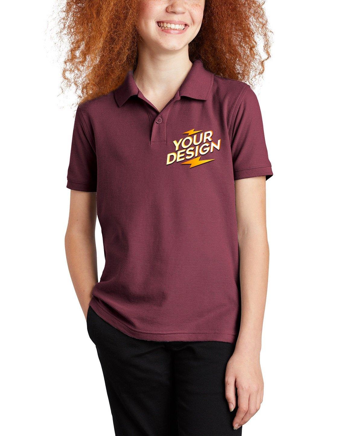 Port Authority® Youth Core Classic Pique Polo - Full Quality Print