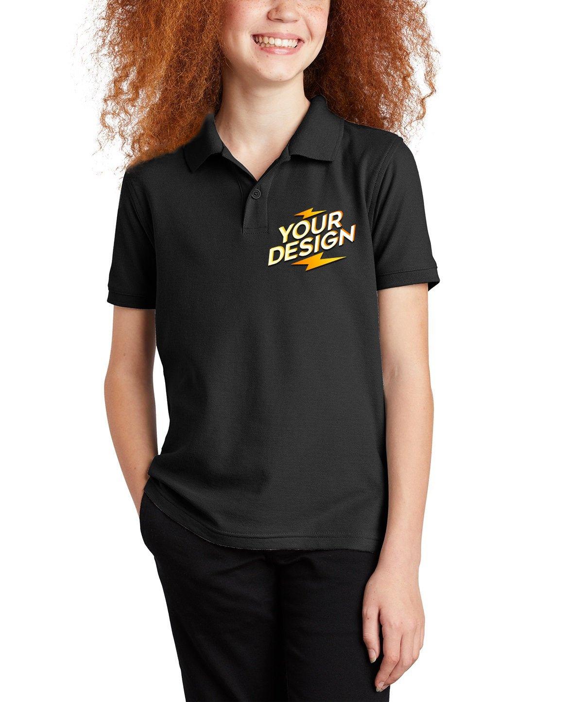 Port Authority® Youth Core Classic Pique Polo - Full Quality Print