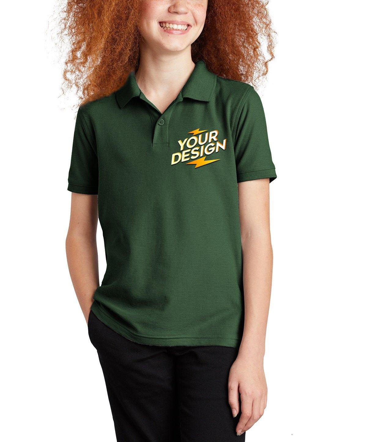 Port Authority® Youth Core Classic Pique Polo - Full Quality Print