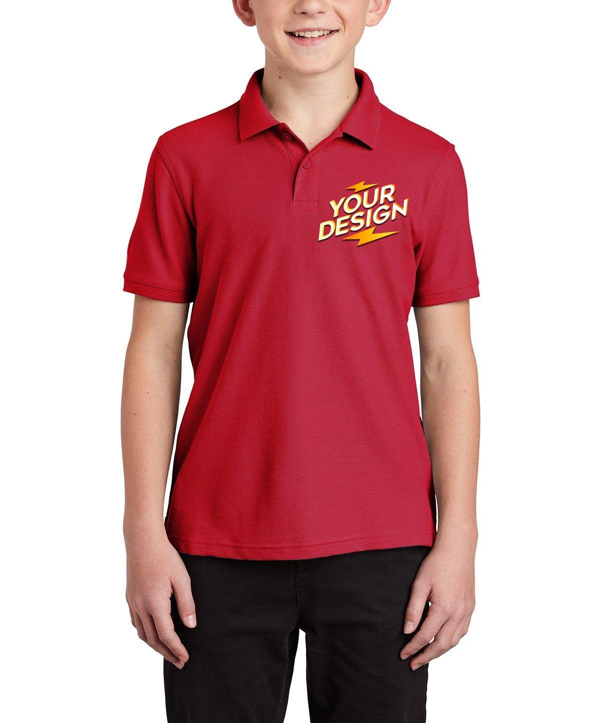 Port Authority® Youth Core Classic Pique Polo - Full Quality Print