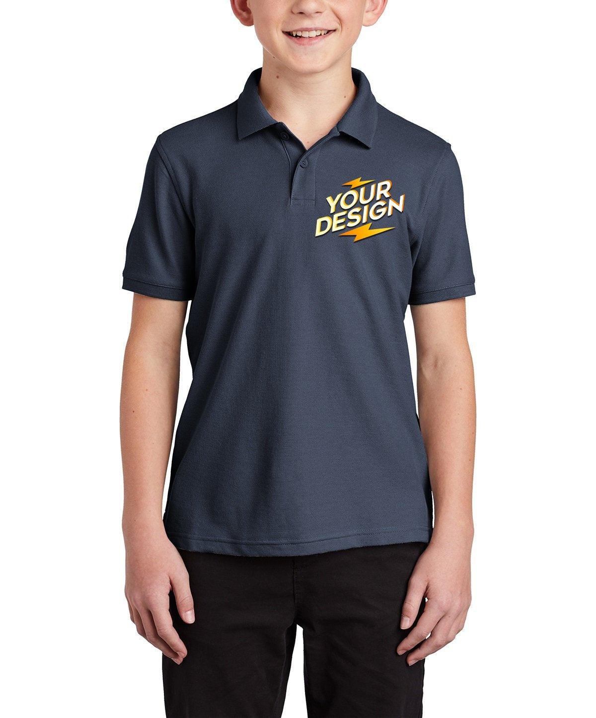 Port Authority® Youth Core Classic Pique Polo - Full Quality Print