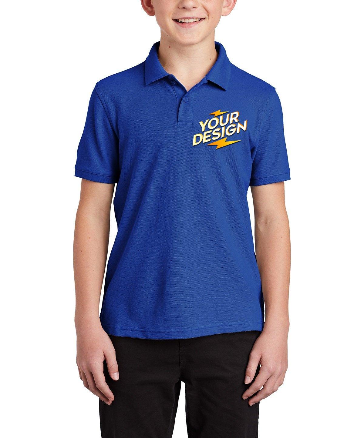 Port Authority® Youth Core Classic Pique Polo - Full Quality Print