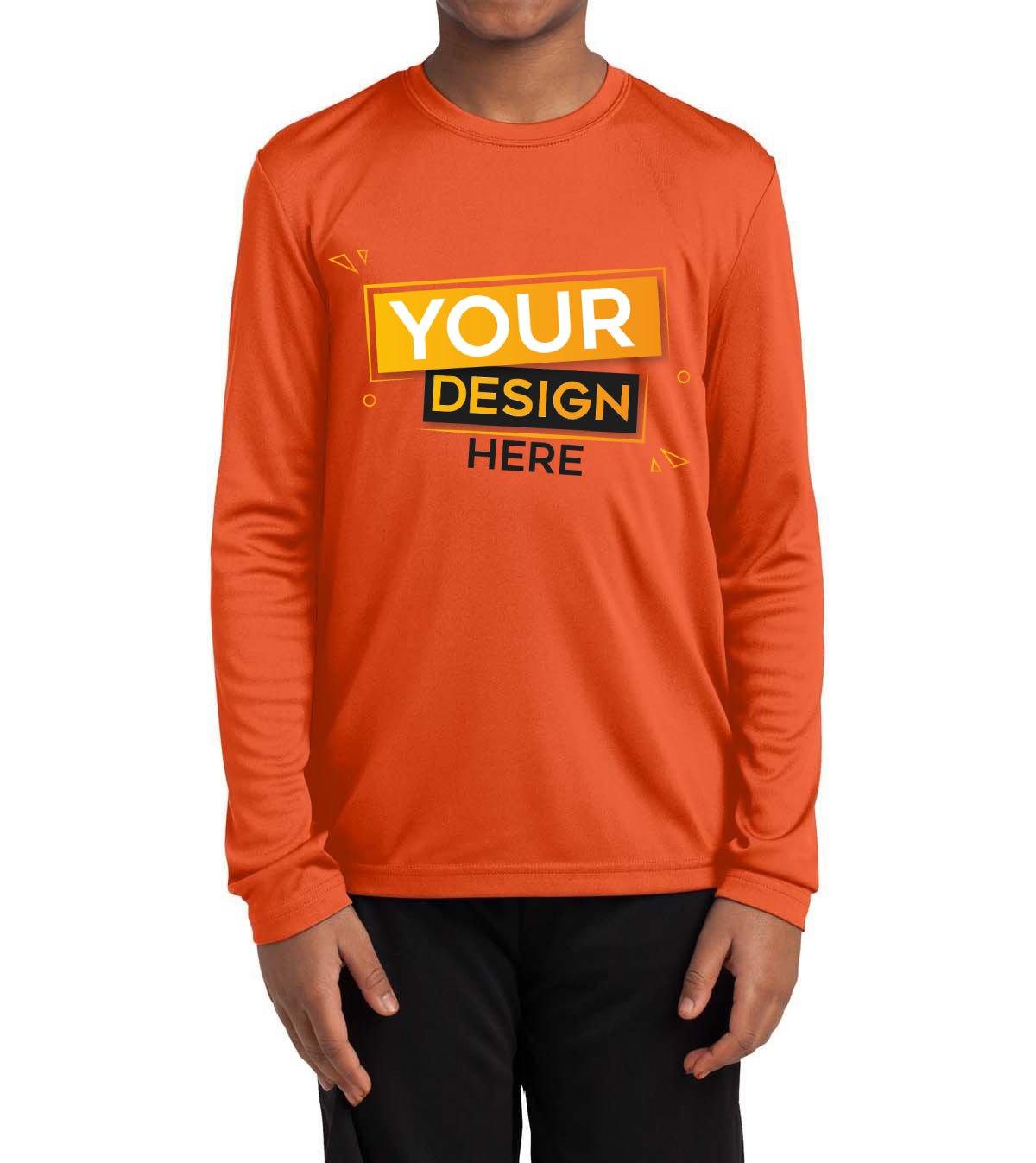 Sport-Tek Youth Competitor Long Sleeve - Full Quality Print