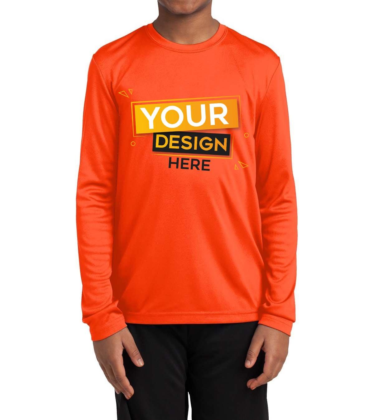 Sport-Tek Youth Competitor Long Sleeve - Full Quality Print