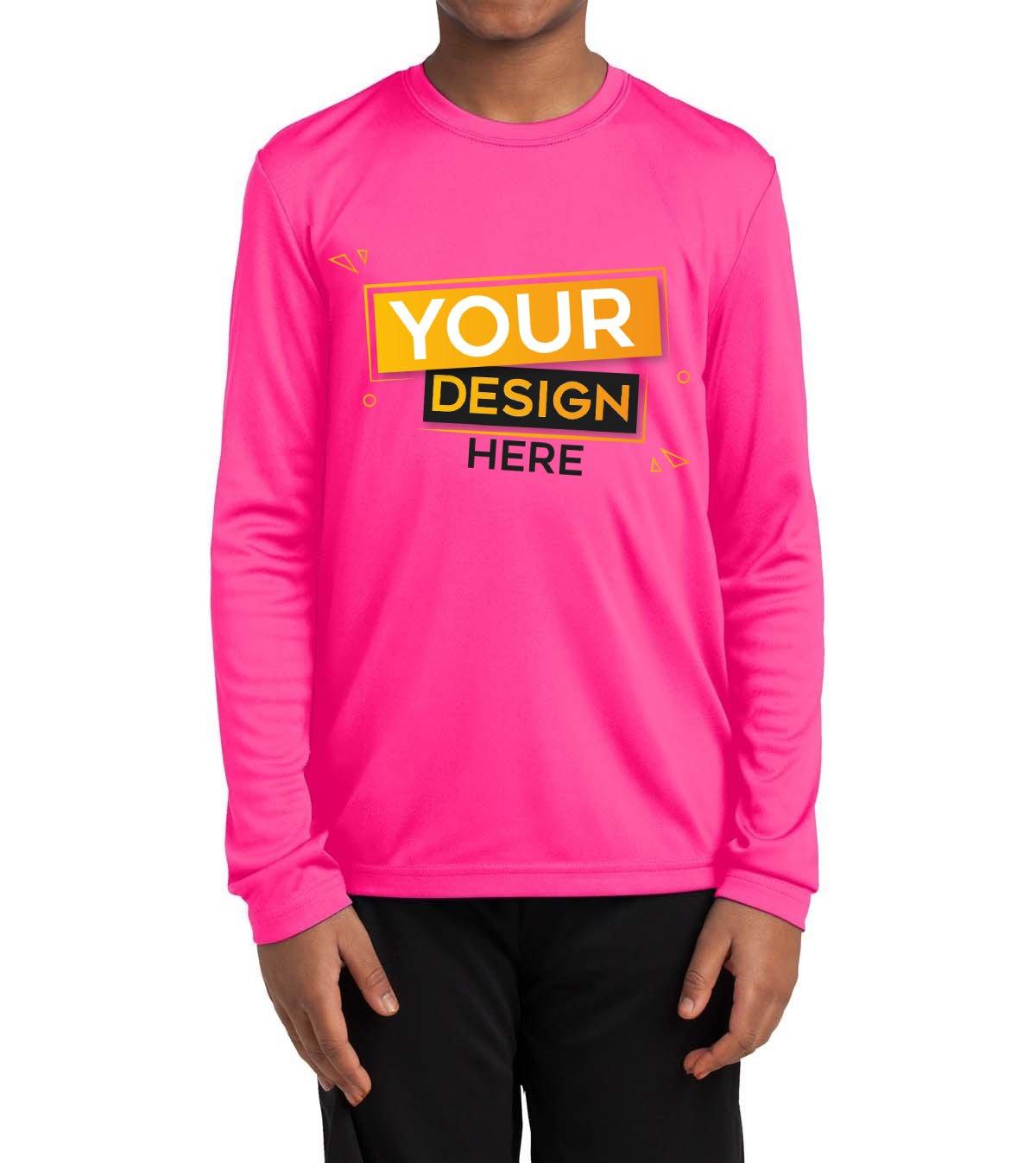Sport-Tek Youth Competitor Long Sleeve - Full Quality Print