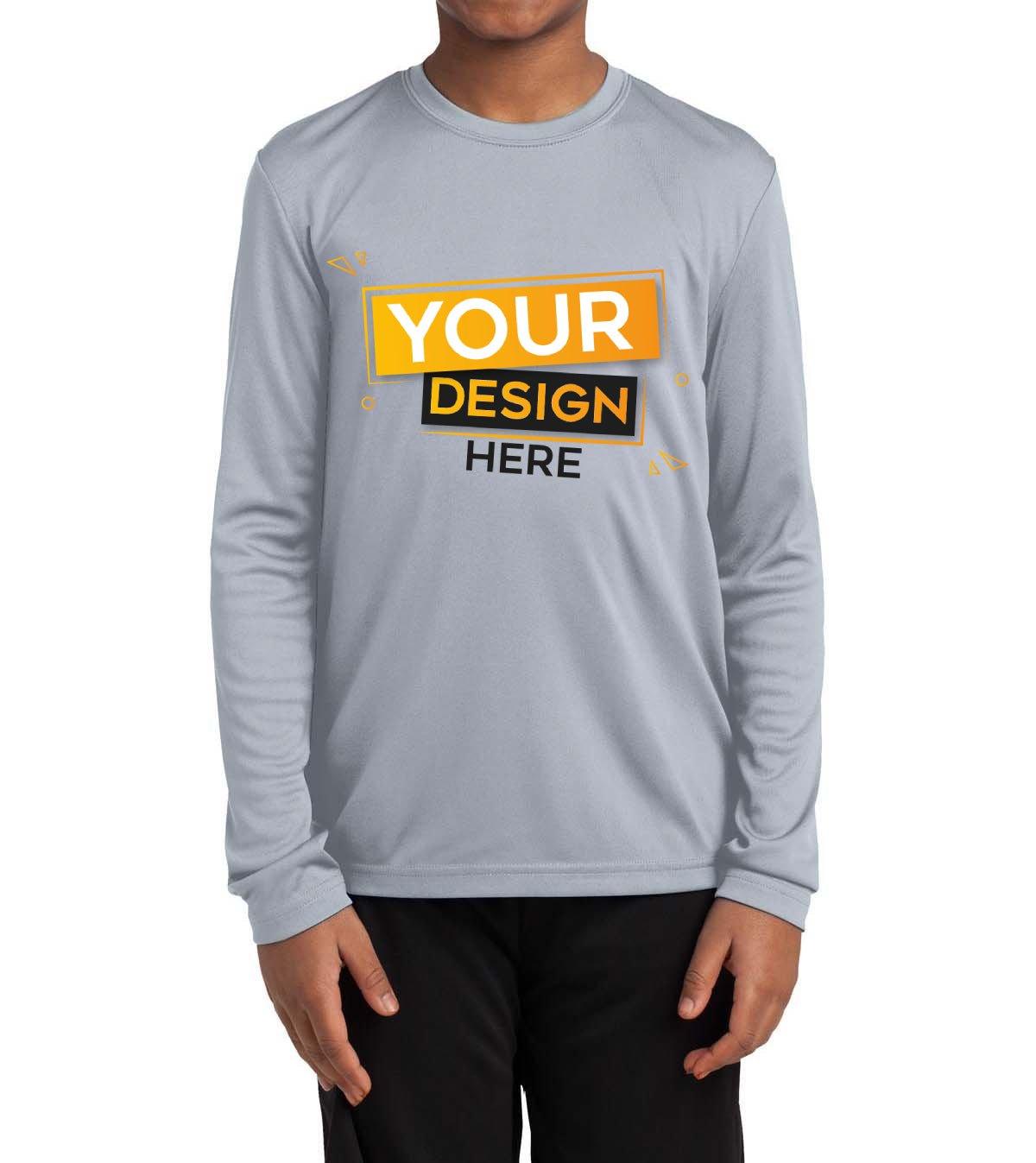 Sport-Tek Youth Competitor Long Sleeve - Full Quality Print
