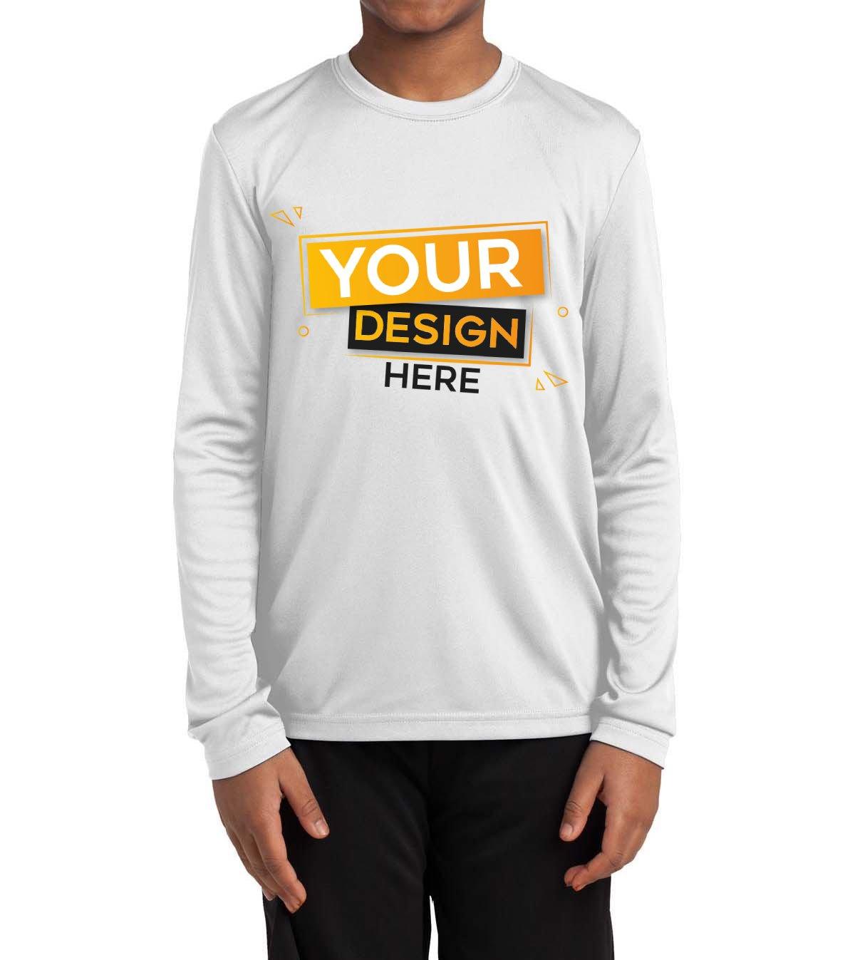 Sport-Tek Youth Competitor Long Sleeve - Full Quality Print
