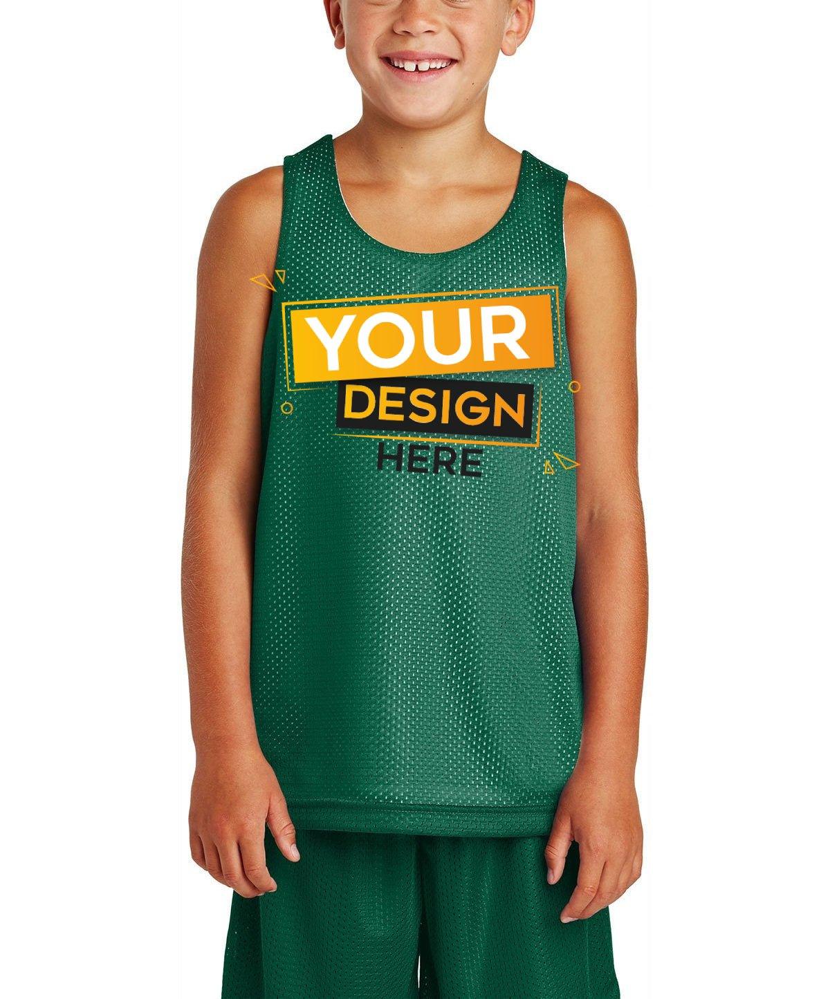 Sport-Tek® Youth Classic Mesh Reversible Tank - Full Quality Print