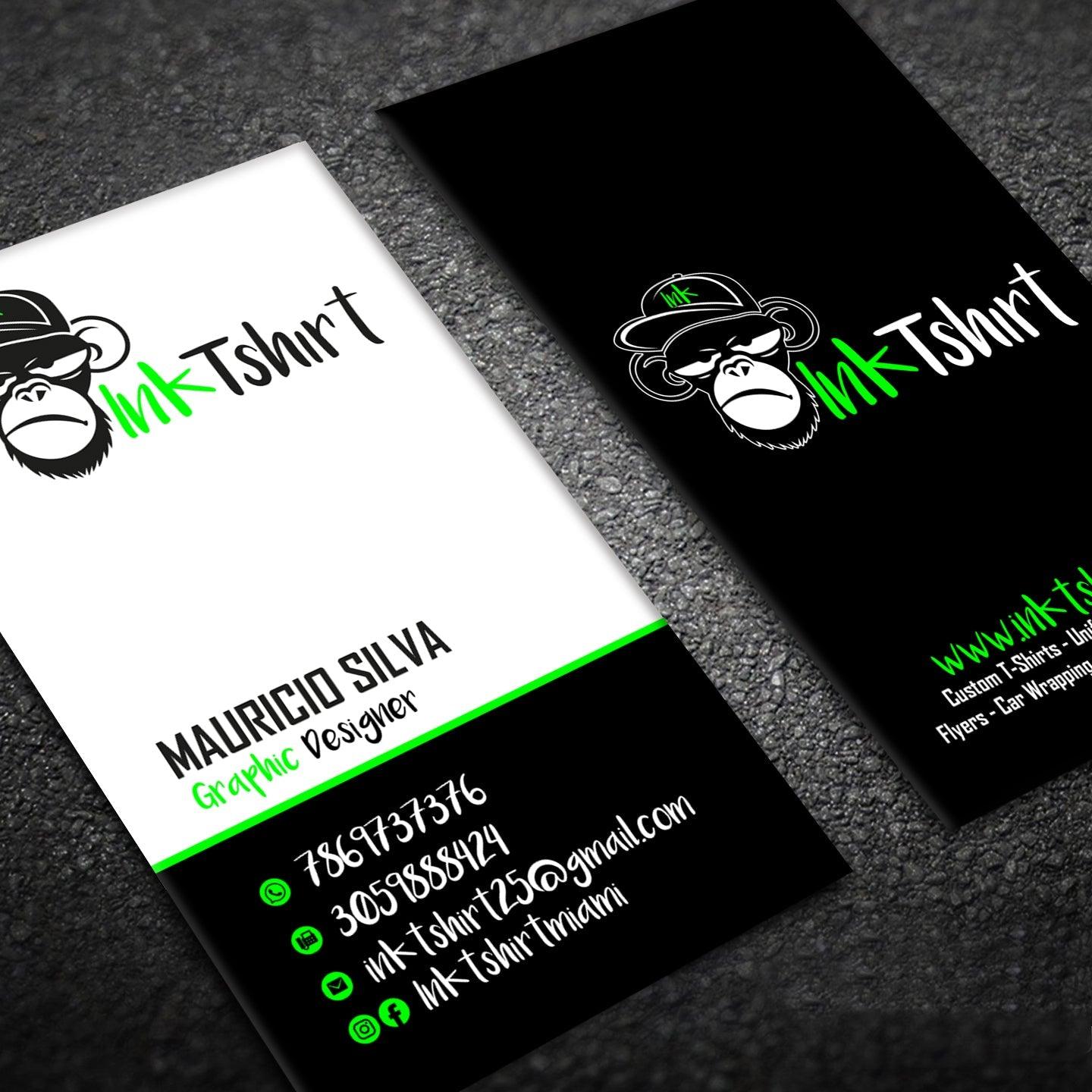 Business Card Cardstock 17P Print and Silk Lamination Cover Both Sides - Full Quality Print