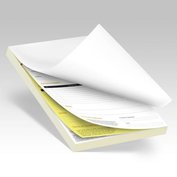 NCR Forms - NUMBERING - Color - Full Quality Print