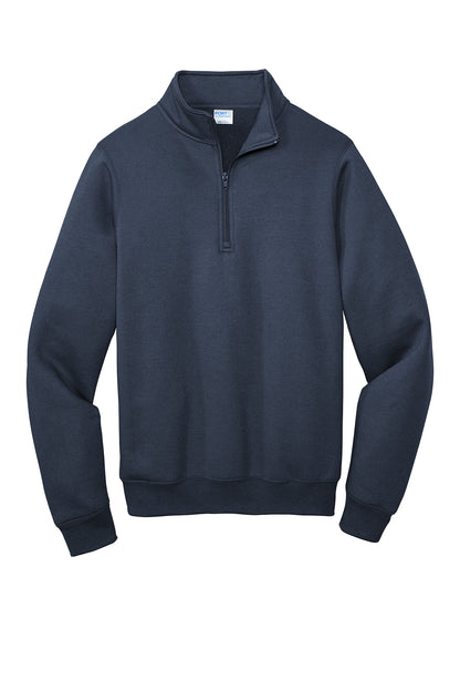 PC78Q  Port & Co™ Core Fleece 1/4-Zip Pullover Sweatshirt