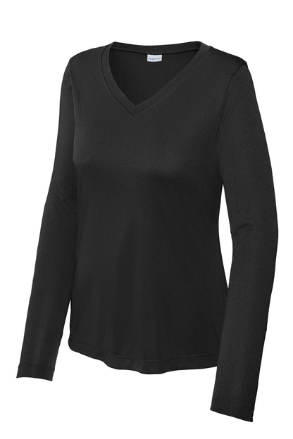LST353LS Sport-Tek® Ladies Long Sleeve Competitor V-Neck - Print Ready