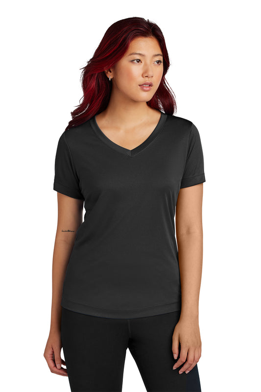 LST353 Sport-Tek® Ladies Short Sleeve Competitor V-Neck Print Ready