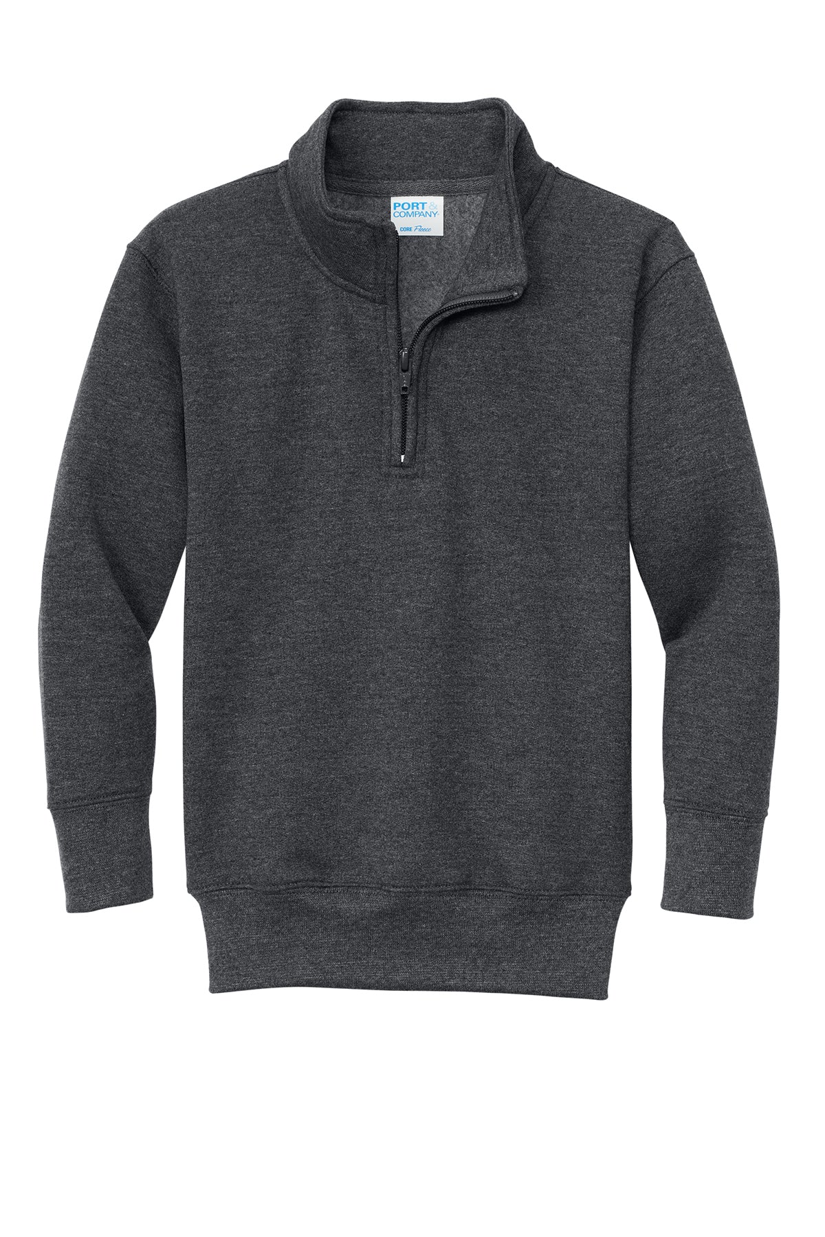 PC78YQ Port &amp; Co™&nbsp;Youth Core Fleece 1/4-Zip Pullover Sweatshirt.