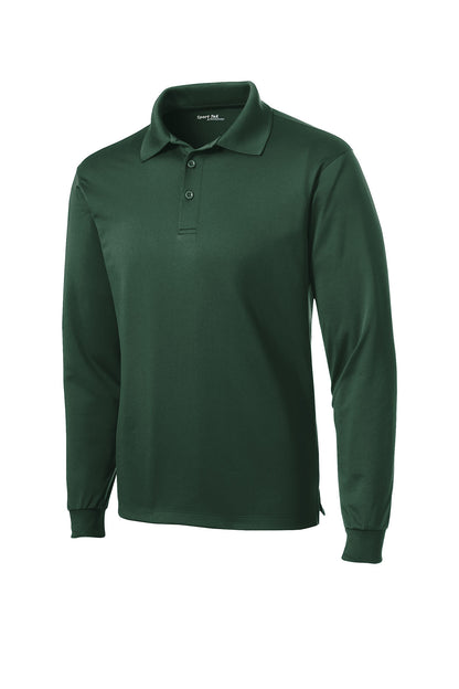 ST657 Sport-Tek® Long Sleeve Micropique Sport-Wick®Polo