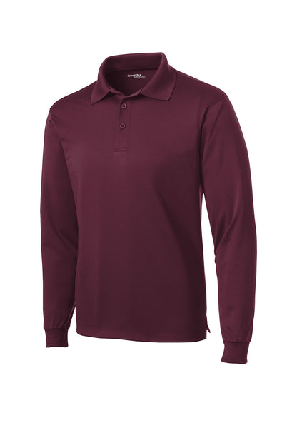 ST657 Sport-Tek® Long Sleeve Micropique Sport-Wick®Polo