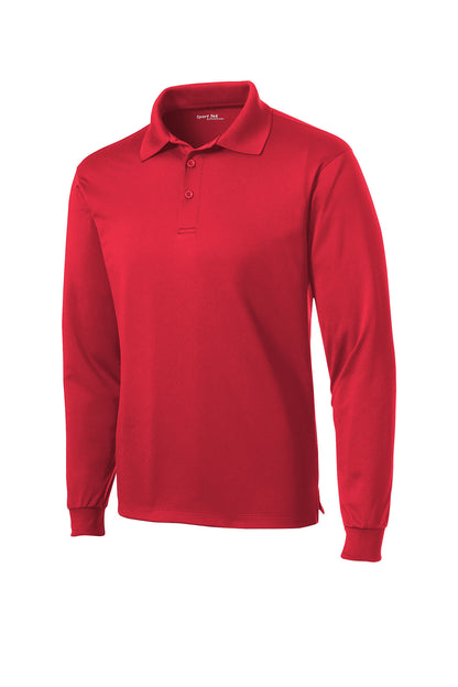 ST657 Sport-Tek® Long Sleeve Micropique Sport-Wick®Polo