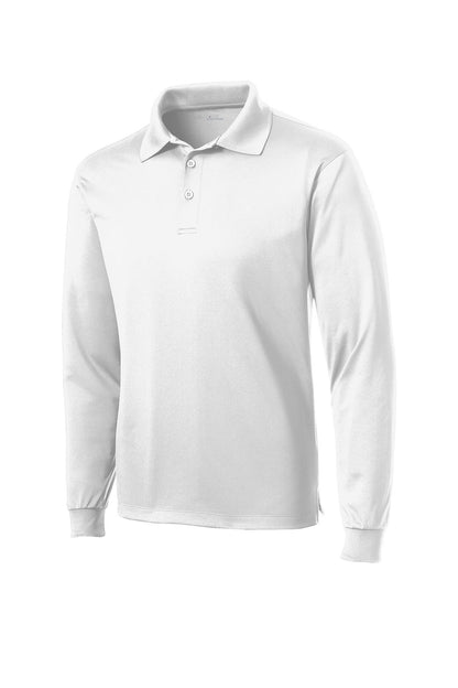ST657 Sport-Tek® Long Sleeve Micropique Sport-Wick®Polo