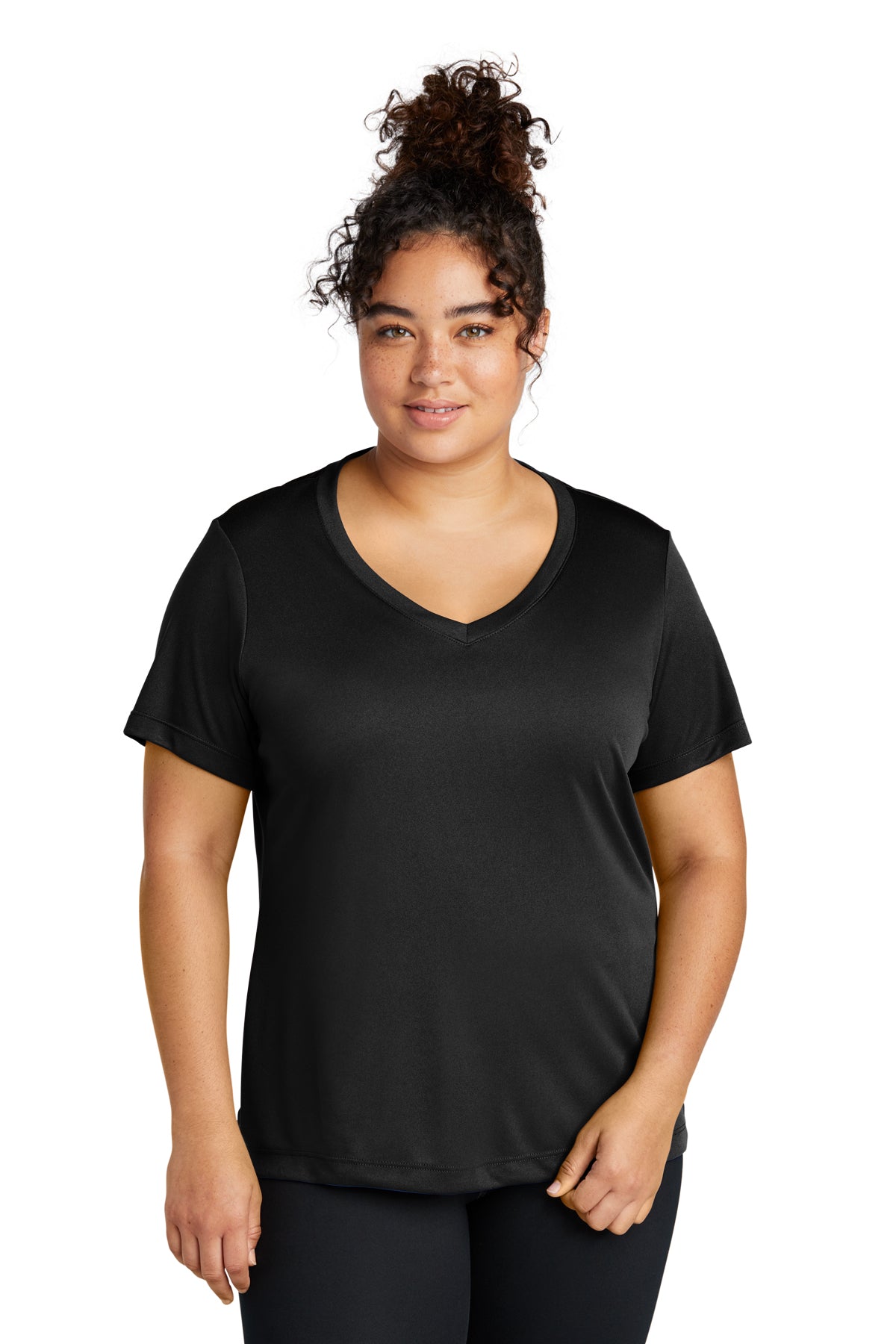 LST353 Sport-Tek® Ladies Short Sleeve Competitor V-Neck