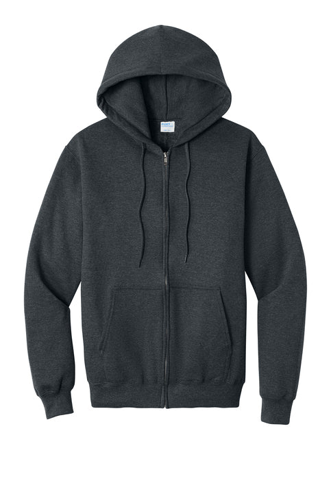 PC78ZH Port & Co™ Core Fleece Full-Zip Hooded Sweatshirt
