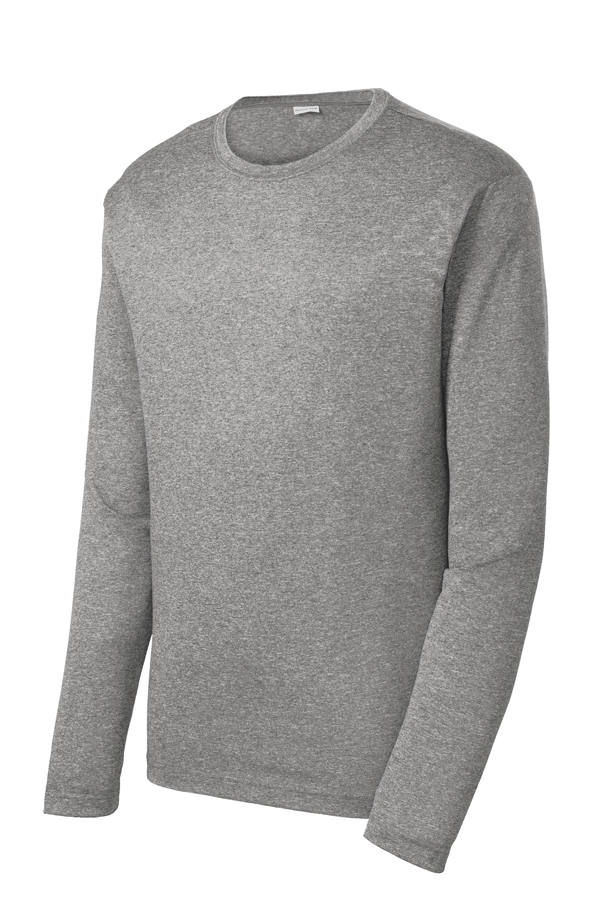 ST360LS  Sport-Tek® Long Sleeve Heather Contender™ Tee - Print Both Sides Left Chest - Full Back