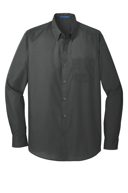 W100 Port Authority®&nbsp;Long Sleeve Carefree Poplin Shirt.