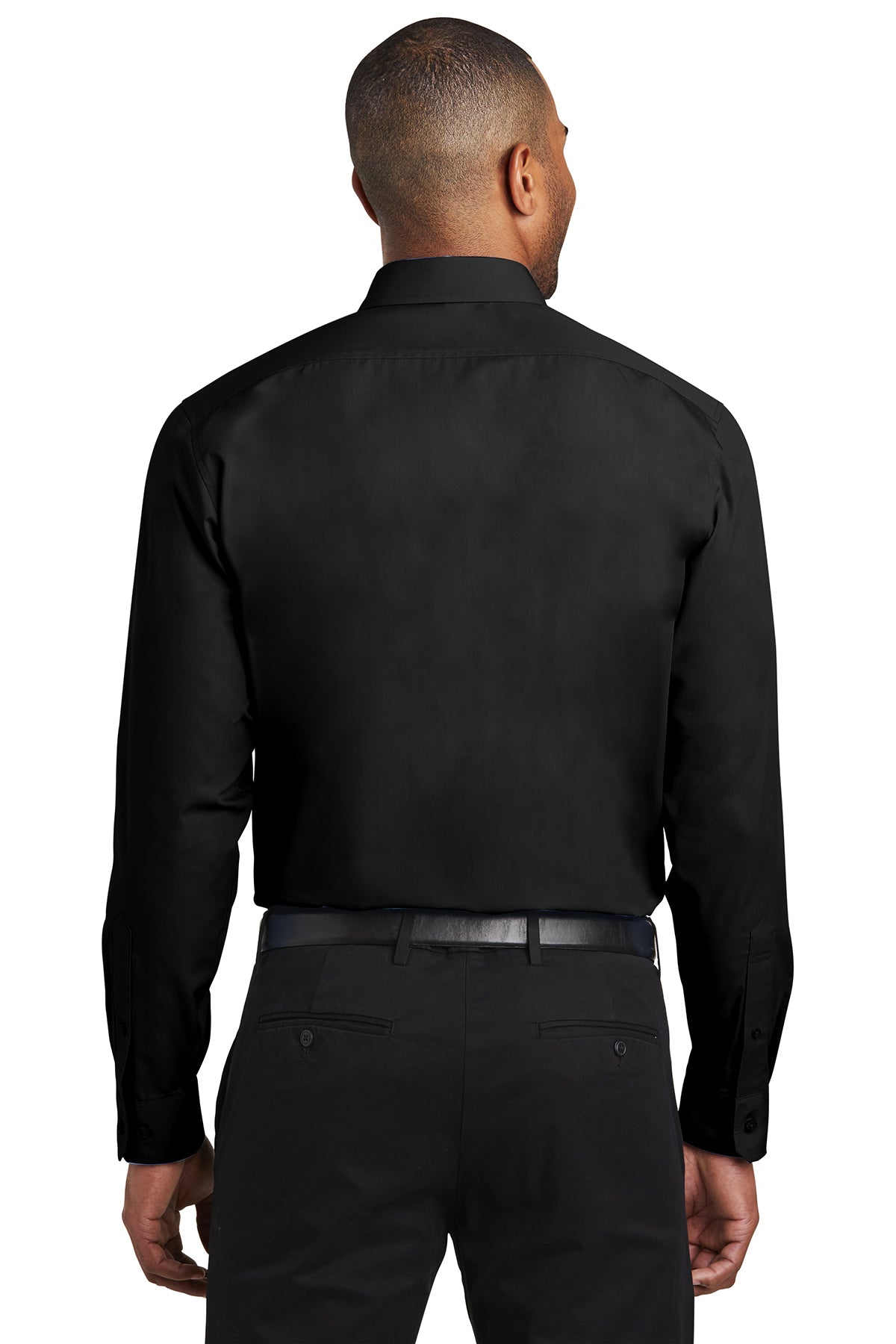 W100 Port Authority®&nbsp;Long Sleeve Carefree Poplin Shirt.