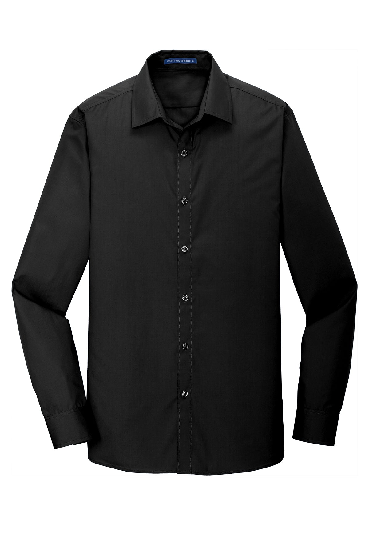 W100 Port Authority®&nbsp;Long Sleeve Carefree Poplin Shirt.