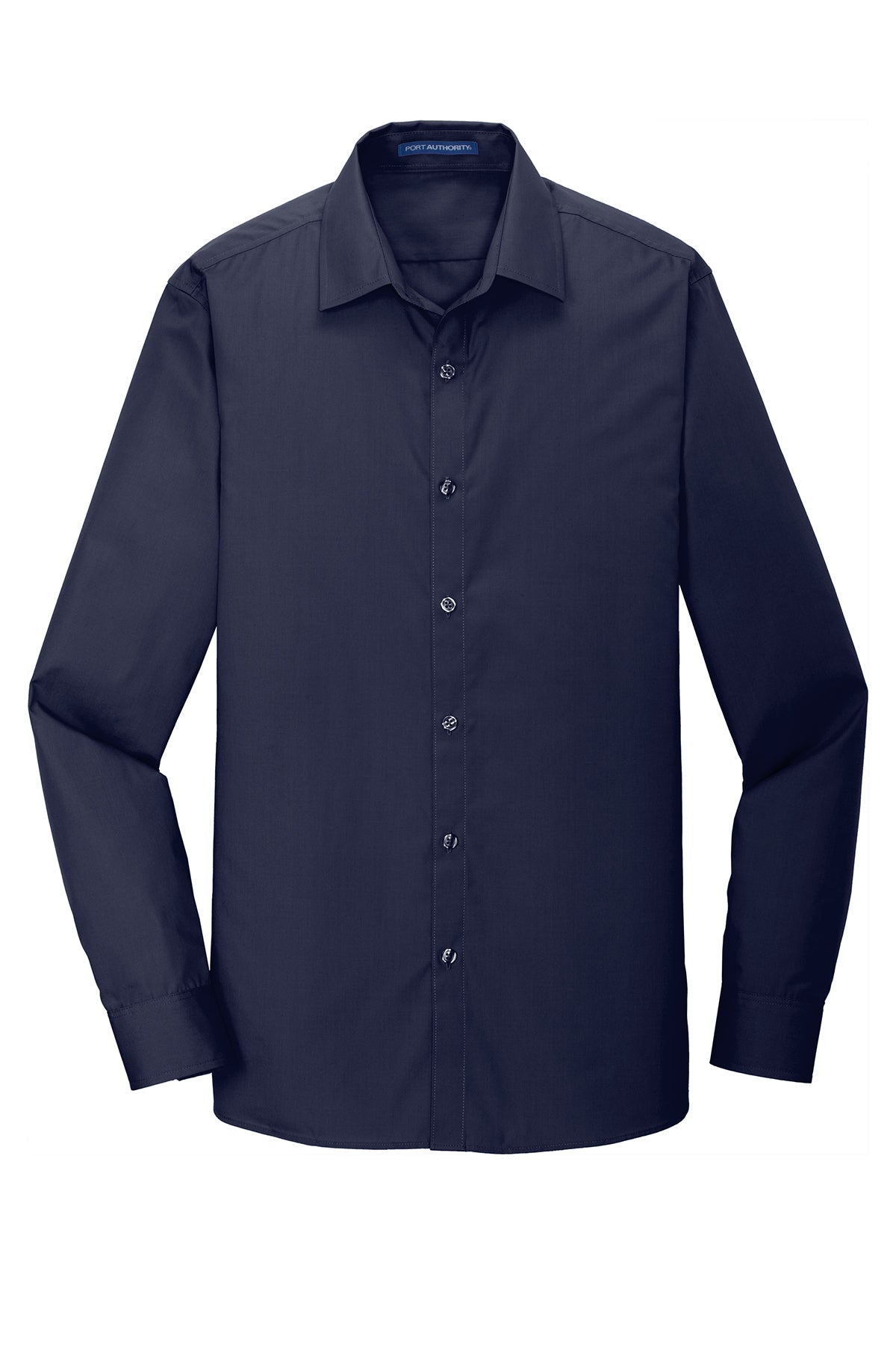 W100 Port Authority®&nbsp;Long Sleeve Carefree Poplin Shirt.
