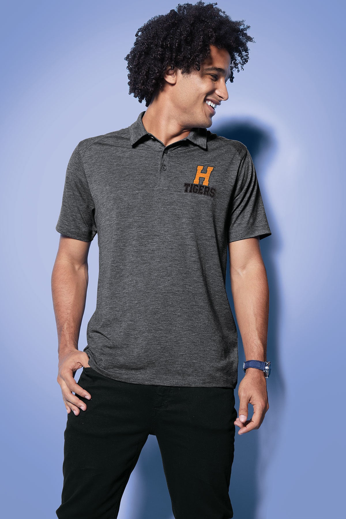 ST405 Sport-Tek ® PosiCharge ® Tri-Blend Wicking Polo
