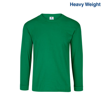 C0304 Yazbek™ Men’s Heavy Crew Neck Long Sleeve T-Shirt