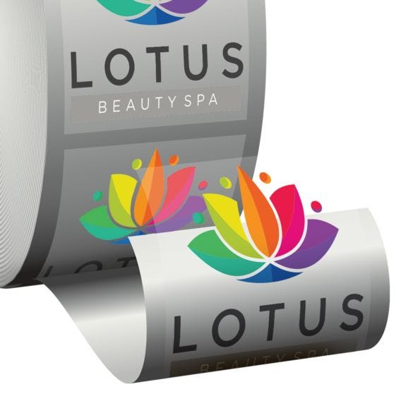 Clear BOPP Roll Labels