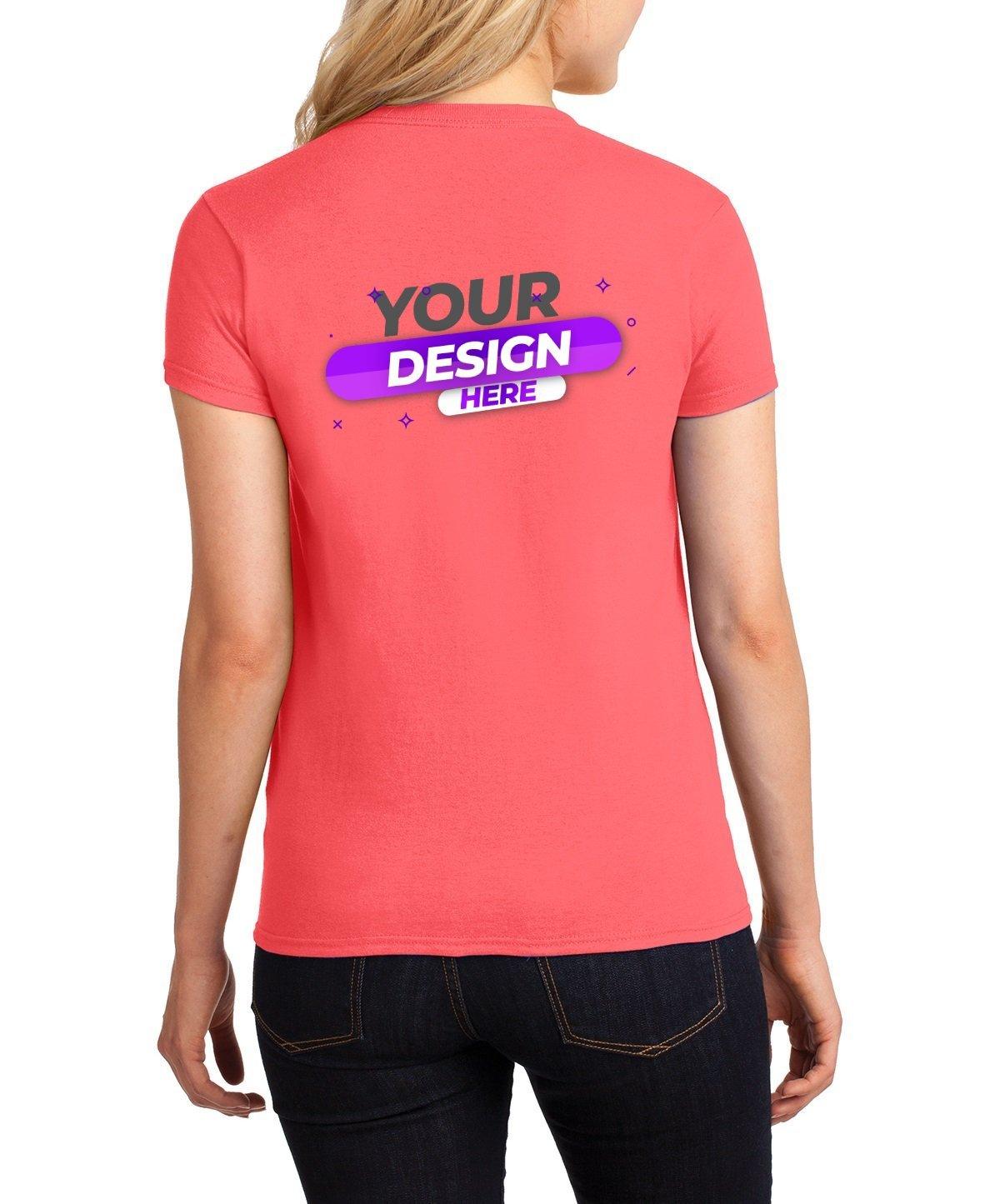 Gildan® Ladies 100% Cotton T-Shirt - Full Quality Print