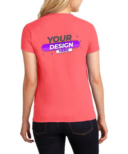 Gildan® Ladies 100% Cotton T-Shirt - Full Quality Print